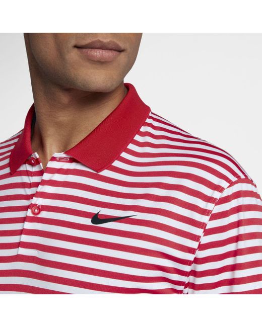 nike red polo golf