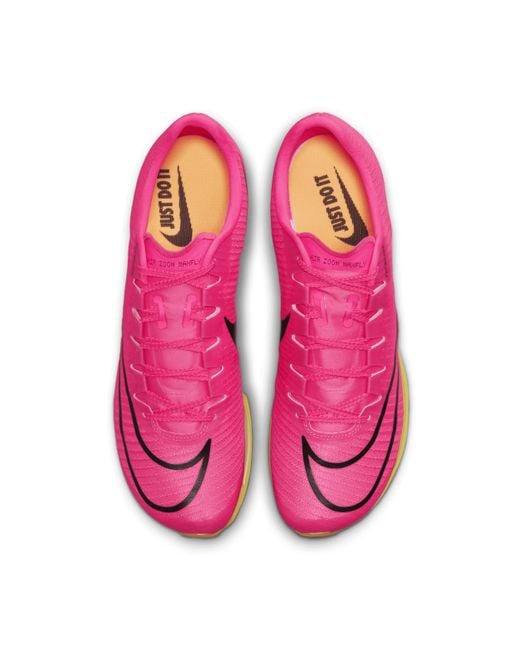 pink nike running spikes
