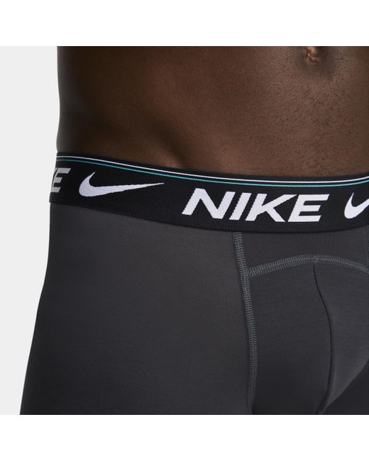 Nike Blue Dri-fit Ultra Comfort Trunks (3-pack) for men