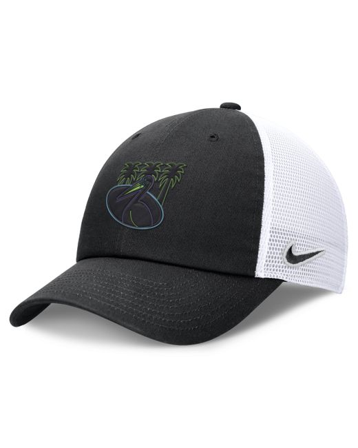 Nike Black Tampa Bay Rays City Connect Club Mlb Trucker Adjustable Hat for men