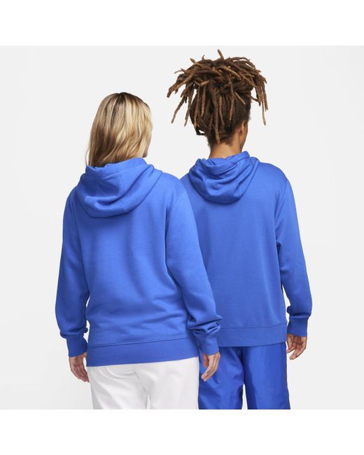 Felpa pullover con cappuccio sportswear club fleece di Nike in Blue