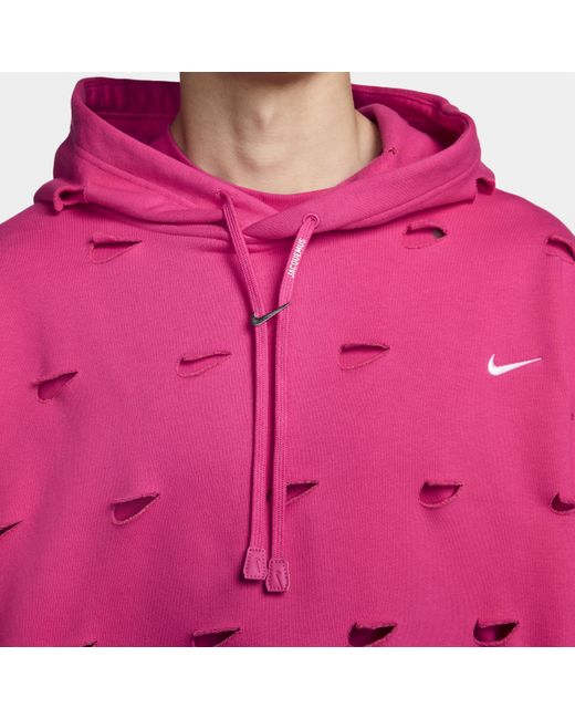 Nike X Jacquemus Swoosh Hoodie in het Pink