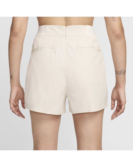 Nike Sportswear Collection Shorts Met Hoge Taille (8 Cm) in het Natural