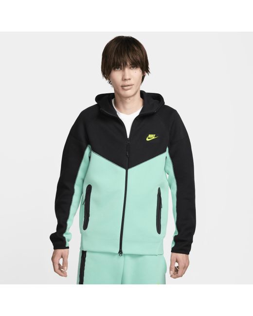 Nike Sportswear Tech Fleece Windrunner Hoodie Met Rits in het Green voor heren