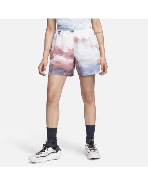 Nike Acg Shorts Met Hoge Taille in het Pink