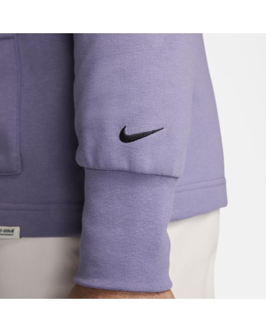Nike Dri-Fit Standard Issue Golf Cardigan in Purple for Men