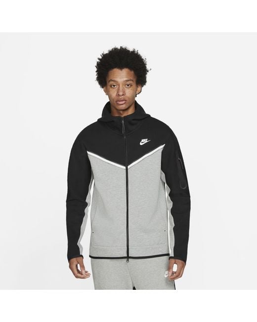 Nike Fleece Sportswear Tech Pack Windrunner Full-zip Hoodie (black ...