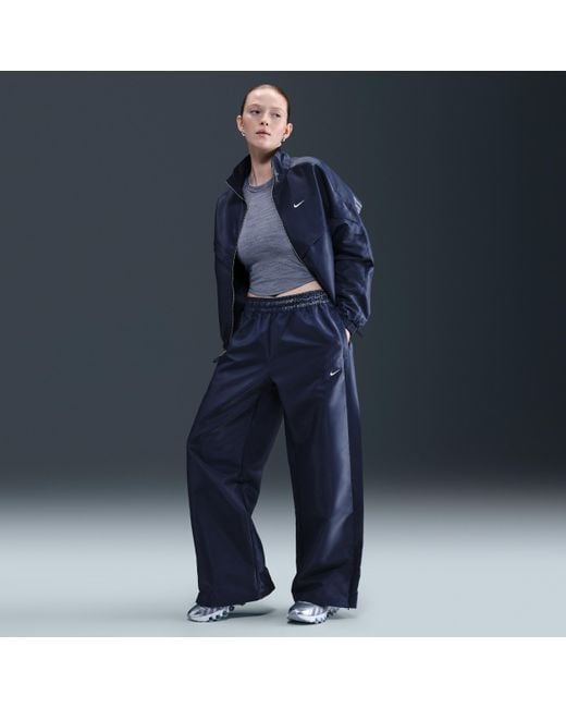 Nike Blue Sportswear Windrunner Shine Pants