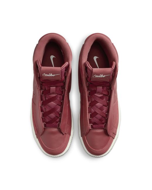 Nike Blazer Mid Victory Shoes in Red Lyst