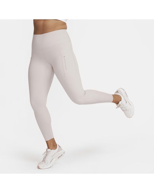 Nike Natural Go Therma-fit High-waisted 7/8 leggings With Pockets Recycled Nylon/50% Recycled Nylon Minimum