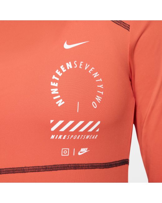 Maglia a manica lunga sportswear di Nike in Red