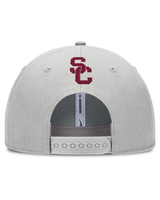 Nike Metallic Usc On-Field Primetime Rise College Adjustable Hat for men