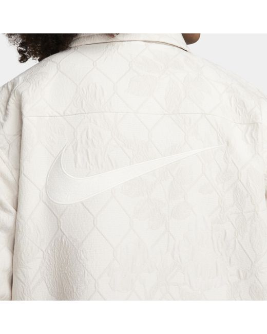 Nike White Repel Basketball Jacket for men