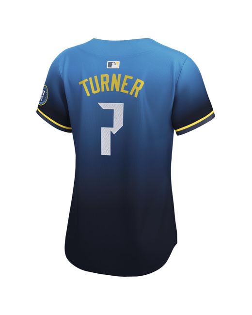 Nike Blue Trea Turner Philadelphia Phillies City Connect Dri-fit Adv Mlb Limited Jersey