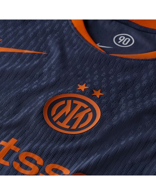 Nike Blue Inter Milan 2025/26 Match Third Dri-Fit Adv Total 90 Soccer Authentic Jersey for men