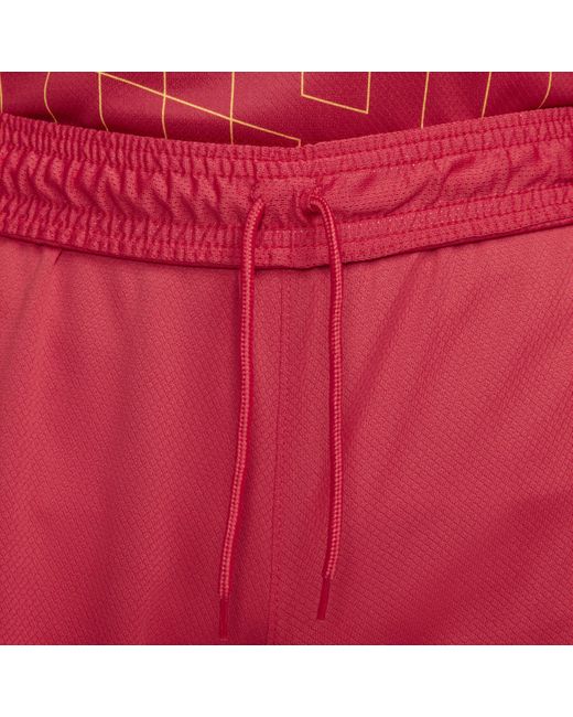Shorts da calcio replica dri-fit liverpool fc 2024 stadium da uomo di Nike in Red da Uomo
