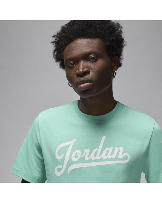 Nike Green Jordan Flight Mvp T-shirt Cotton for men