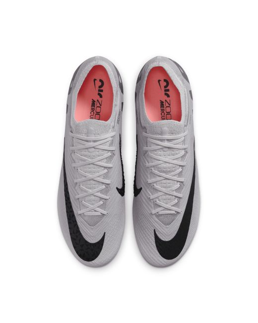 Nike Gray Mercurial Vapor 15 Elite Fg Low-top Soccer Cleats