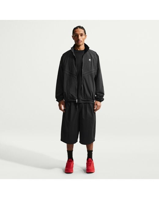 Nike Black Air Windrunner Track Jacket for men