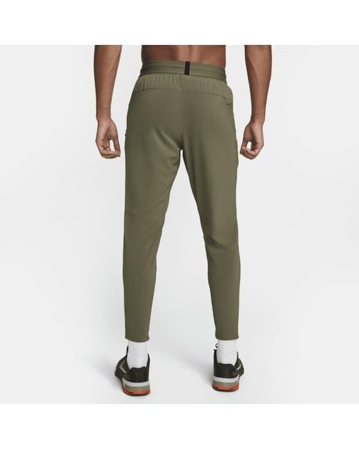 Nike Green Flex Rep Dri-fit Fitness Trousers 50% Recycled Polyester for men