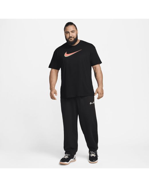 Nike Black Lebron M90 Basketball T-shirt Cotton for men