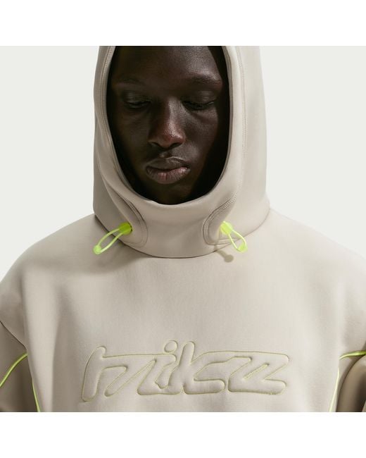 Nike Brown Project F.R.O.G. Bubble Mesh Pullover Hoodie for men