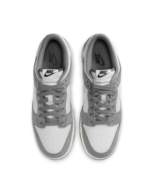 Nike Gray Dunk Low Retro Se Shoes for men
