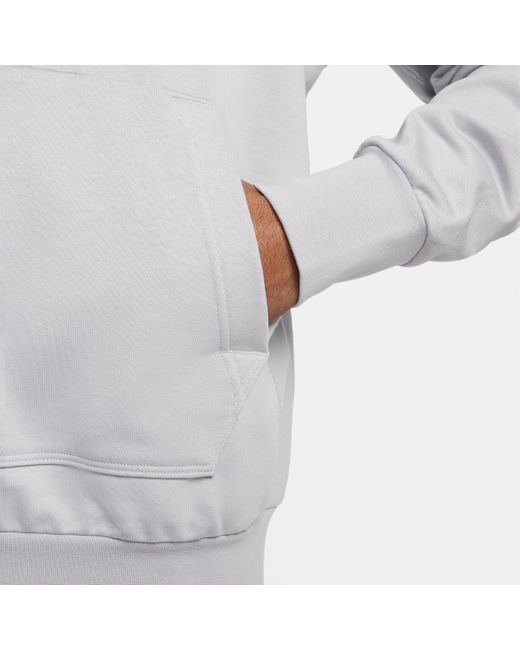 Felpa pullover con cappuccio dri-fit standard issue di Nike in Gray da Uomo