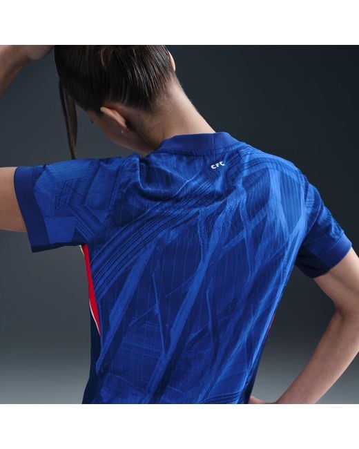 Nike Chelsea Fc 2025/26 Match Thuis Dri-Fit Adv Authentiek Voetbalshirt Voor in het Blue