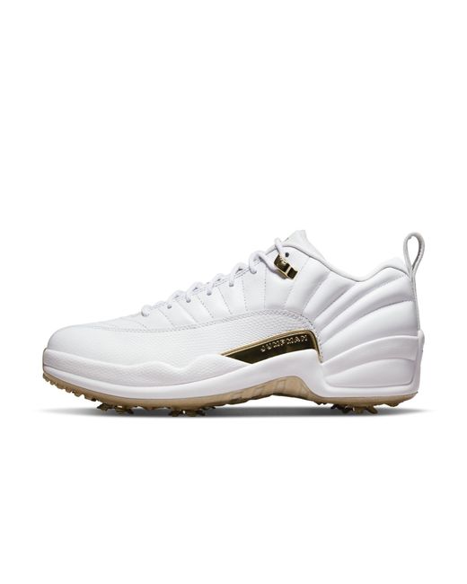 Nike Leather Jordan Xii G Golf Shoes White for Men Lyst UK