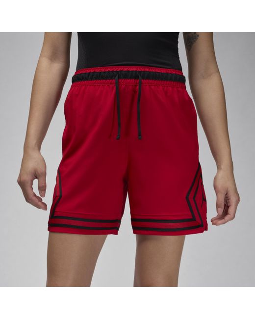 Shorts diamond in tessuto dri-fit jordan sport di Nike in Red da Uomo