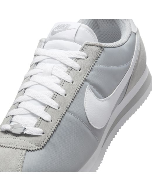 Grey nylon nike cortez deals