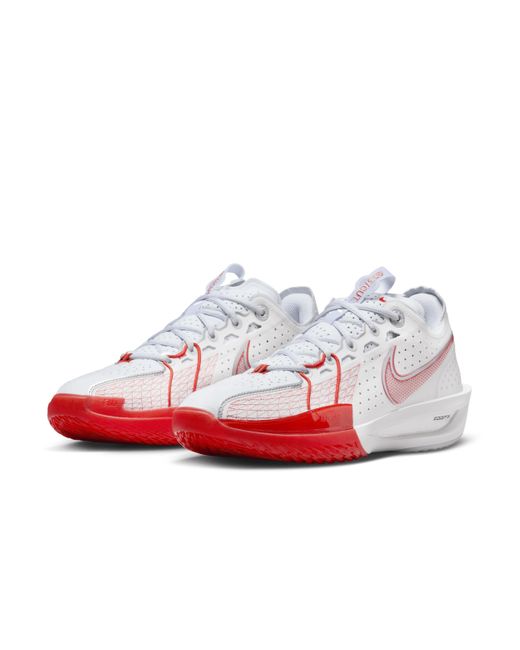Nike White G.t. Cut 3 Basketball Shoes