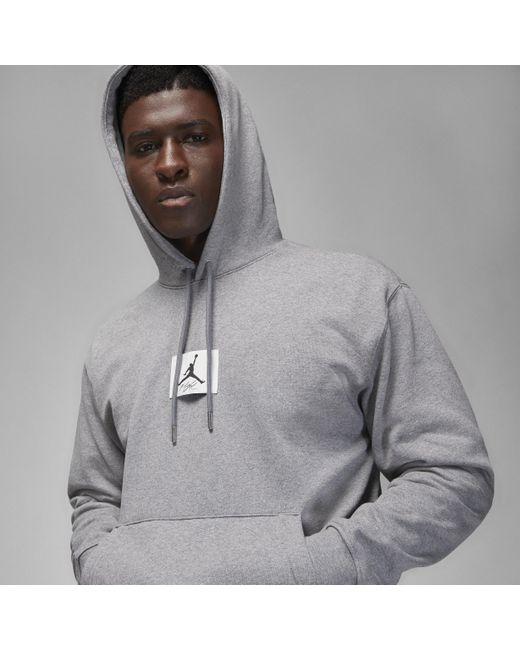Nike Gray Ess Statement Hoodie for men