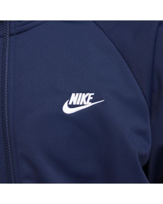 Tuta in maglia di poliestere club di Nike in Blue da Uomo