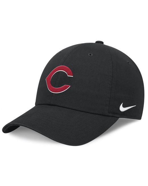 Nike Black Cincinnati Reds Evergreen Club Mlb Adjustable Hat for men