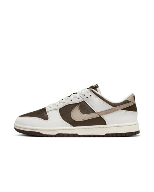 Nike Brown Dunk Low Shoes for men