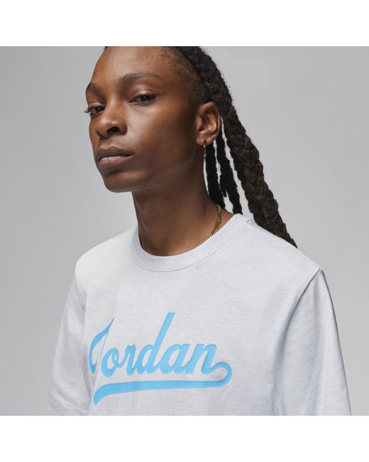 T-shirt jordan flight mvp di Nike in White da Uomo