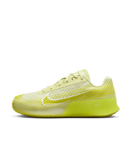 Nike Yellow Court Air Zoom Vapor 11 Hard Court Tennis Shoes
