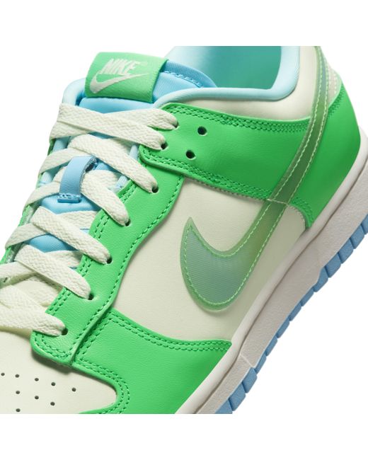Nike Green Dunk Low Retro Shoes for men