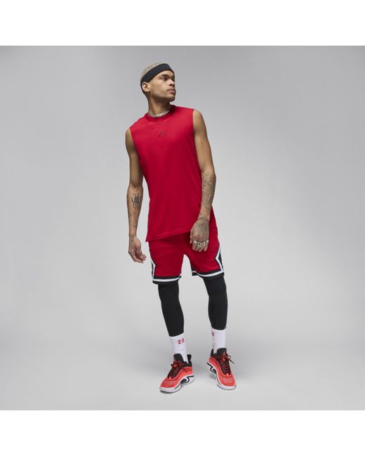 Nike Red Jordan Sport Dri-fit Sleeveless Top Polyester for men