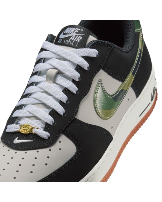 Nike Black Air Force 1 Low Retro Shoes for men