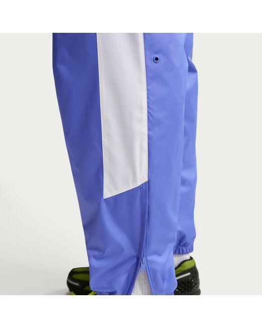 Nike Blue Windrunner Woven Graphic Pants for men