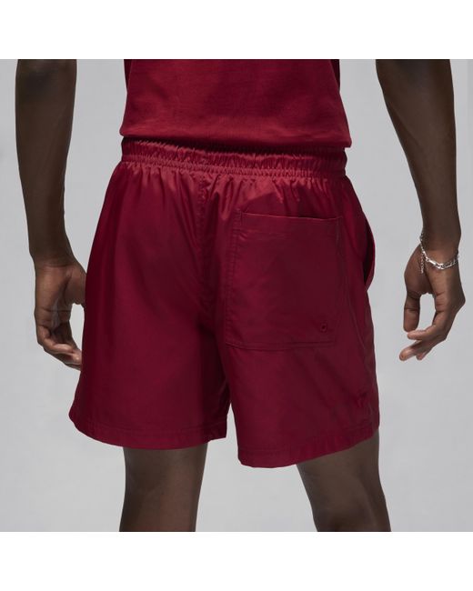 Shorts poolside 13 cm jordan essentials di Nike in Red da Uomo