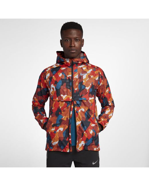 Nike Red Shield Ghost Flash Running Jacket for men