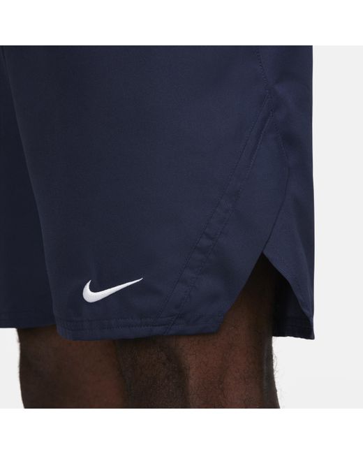 Nike Blue Court Victory Dri-fit 23cm (approx.) Tennis Shorts 50% Recycled Polyester for men