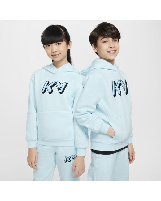 Nike Blue Kylian Mbappé Club Fleece Older Kids' Hoodie