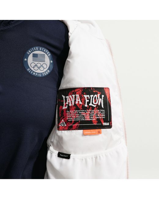 Nike White Acg X United States Paralympic Team Therma-Fit Adv Jacket