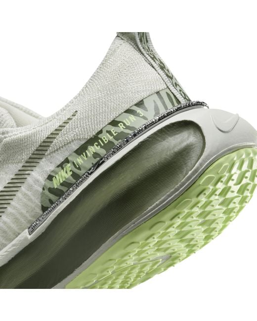 Nike Green Invincible 3 Premium Road Running Shoes