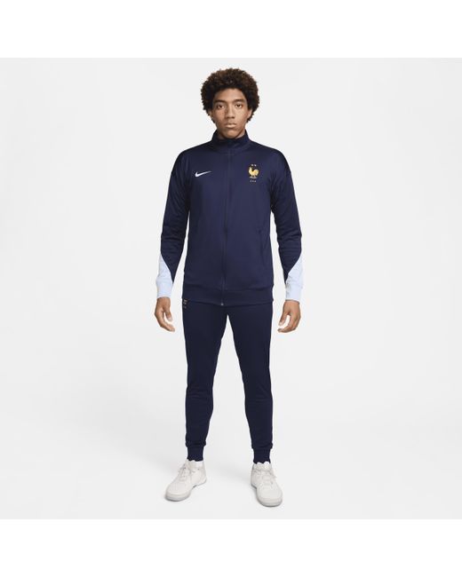 Tuta da calcio in maglia dri-fit fff strike di Nike in Blue da Uomo